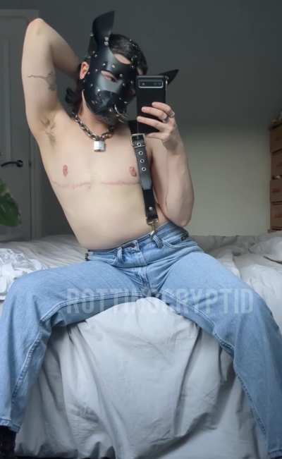 Leather mutt, at your service.