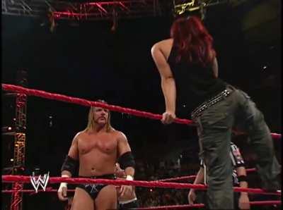 Triple H's reaction to Lita 😂