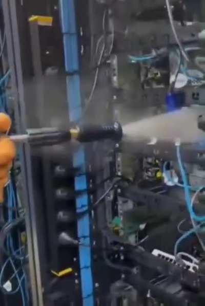 Just cleaning the server