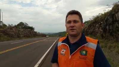 He says that speed bumps really reduce the vehicles' speed...