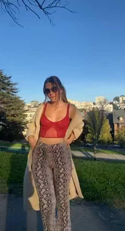 I got horny during my walk... I just couldn't resist showing you my 18 year old body