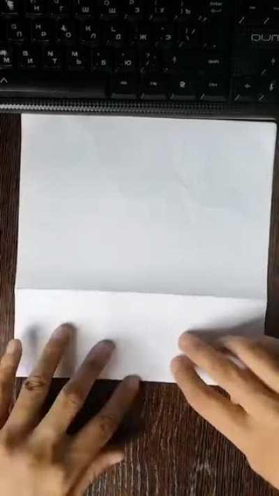 Learn to make a paper bat