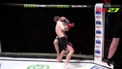 One of the nastiest body shot combinations I’ve seen