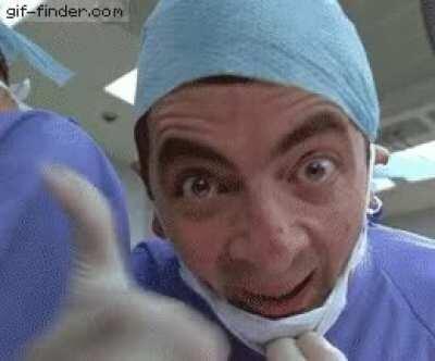 Your about to have a dangerous operation and this is the last thing you see