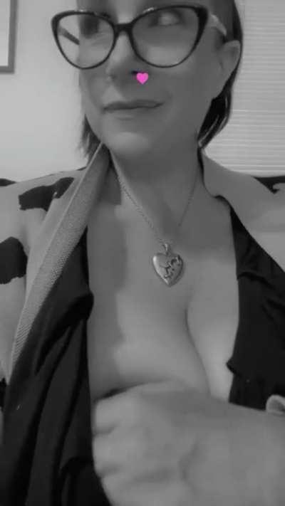 First time showing my face and sneaking nip slip 42(f)