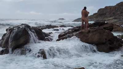 Being outdoors gets us so horny