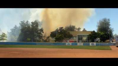 A Couple More Angles of the Fire Behind Bannockburn