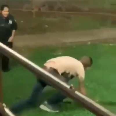 Trying to escape cops while super intoxicated