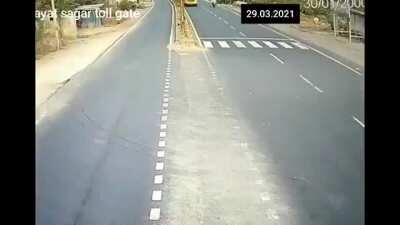 Top level idiot on a bike...