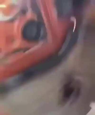 What did they pull out of their car