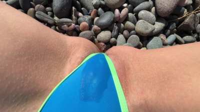 I didn't feel like getting in the water.