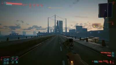 Found this launching rocket in Cyberpunk 2077