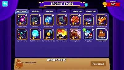 Trophy Store Secret Item Easter Egg