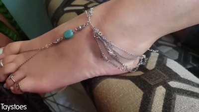 The Foot Jewelry I had on, made my feet so yummy, I had to try for myself 🥰😋