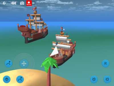 (Video For Archive) Battle Between Pirate Ships Where Opponent Starts Breaking the Laws of Physics (Record Date: July 13th, 2019, Length: 1:25)