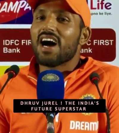 India won the test series against England. Dhruv Jurel in three test innings 46, 90, 39 not out. Take a bow DHRUV JUREL