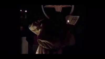 Perfectly cut AK-47 (possible seizure warning)