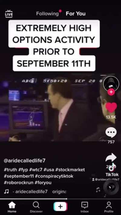 Sept 11 2001 massive puts against airlines purchased? Never seen this until now