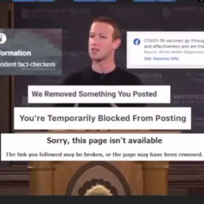 Censorship it’s called