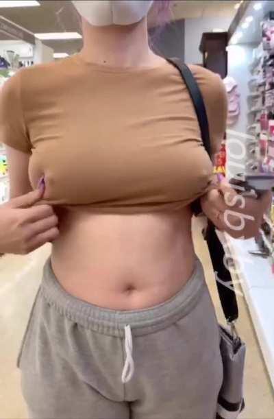 I got so turned on thinking I might get caught doing this [gif]