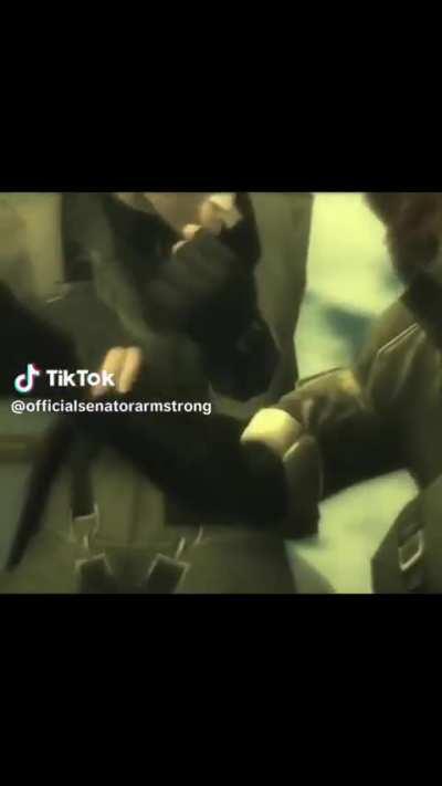 Metal gear with cartoon sound effects