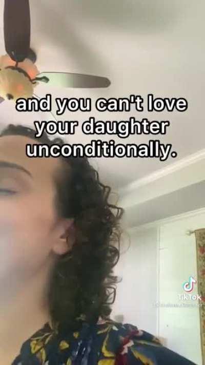 Man I feel for her, it does resonate with all of us