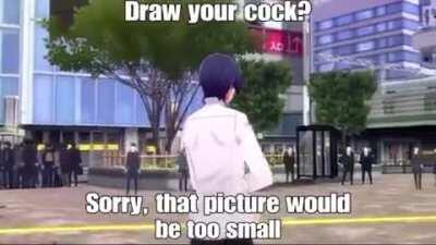 Its not small its just cold out Yusuke 🥶🥶🍆