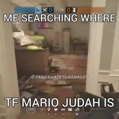 Has anyone seen Mario Judah?