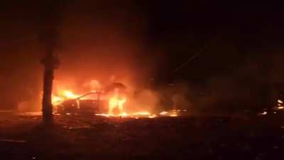 Aftermath of Iranian attacks on Israel.