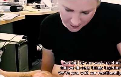 Mom Plays with & Swallows !