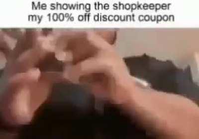100% discount