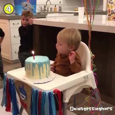 How to NOT blow the candle.