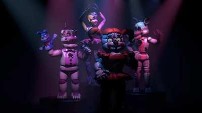 Sister Location Trailer Performance as a looping video (All models and animation by me)