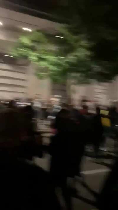 Rage Against The Portland Courthouse