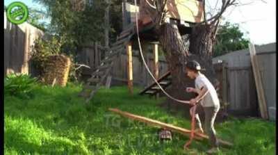 Seesaw? Check! Rope secure? Check! Alright lets do this.