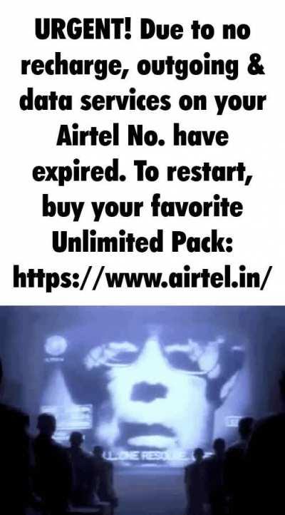 no fuck you airtel🖕🙄🙄 I'm going to recharge with jio for free this time 🤑🤑
