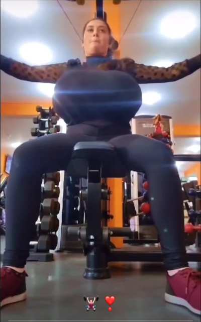 Gigantomastia at the Gym