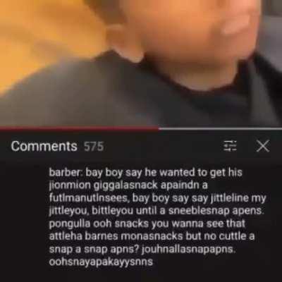 cuándo te corta el pelo un haitiano