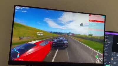 Forza horizon 4 ((get outsmarted if ur here)) he was trying to get me off the road the entire event and this is when i paid back very good lol.(sorry about the laugh couldn’t keep it 😂😂)