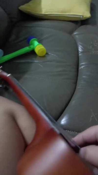 Tuned my ukulele down an octave