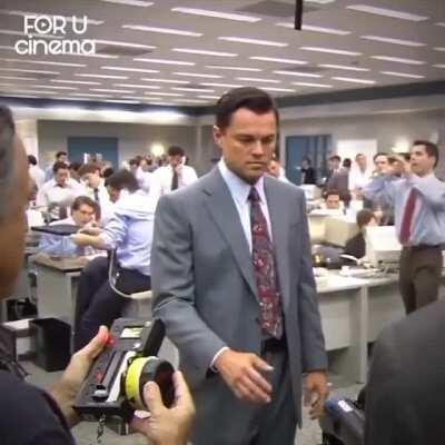 Leonardo DiCaprio snaps into character