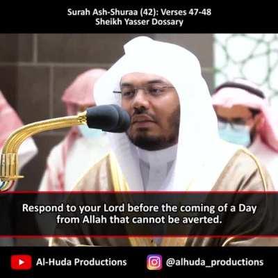 Respond to your Lord!