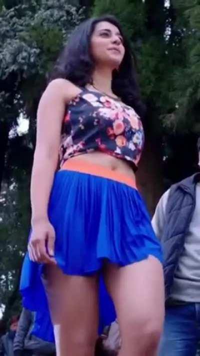 View of Rakul's sexy thighs