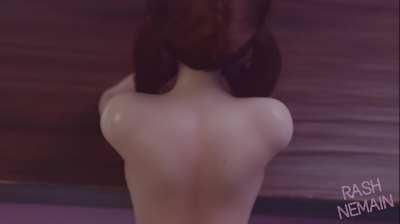 DVa Doggystyle Squirt Creampie (RashNemain)