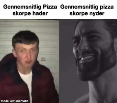 Pizza skorper er gode