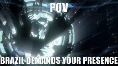 Master chief, you mind telling me why you're on a flight to Brazil?