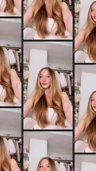 Sophia looking pretty. 