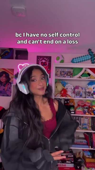 Showing off her setup - IG reel