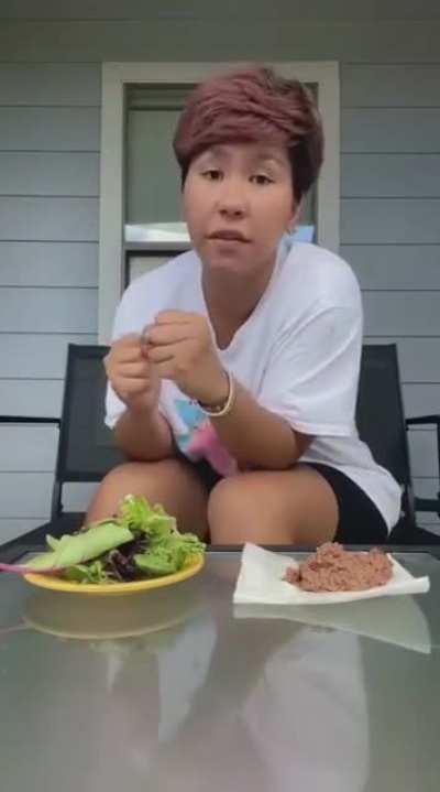 Is she serious or trying to draw attention!