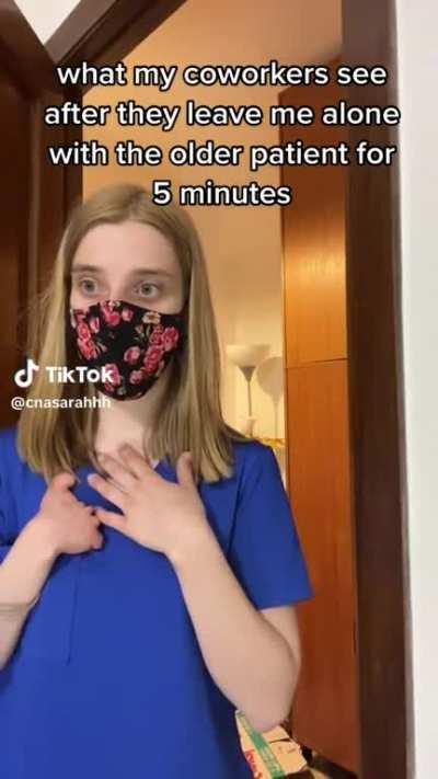 there’s no way she’s a real cna but like whaaaat